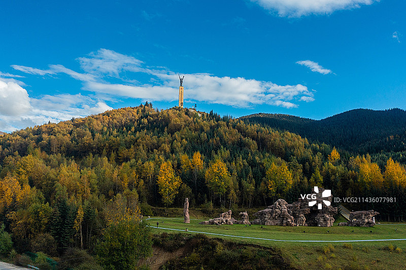 红军长征纪念碑图片素材