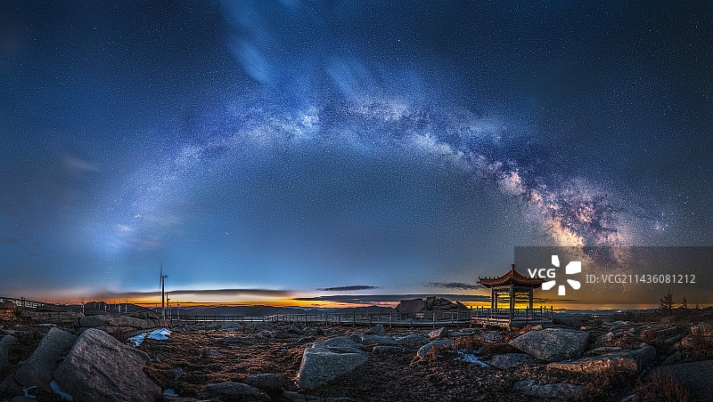 冰山梁的银拱自然风光图片素材