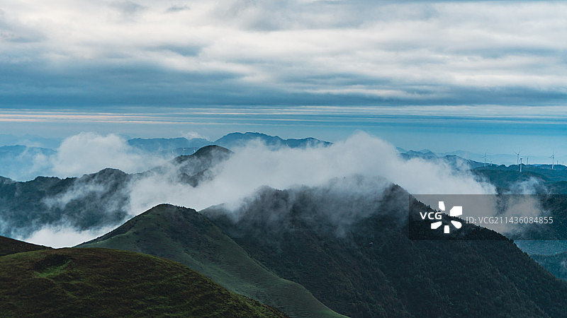 山头云海图片素材