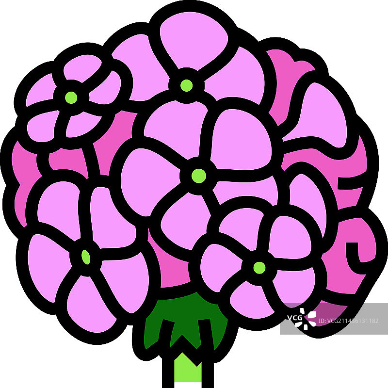 天竺葵春色花朵图标图片素材