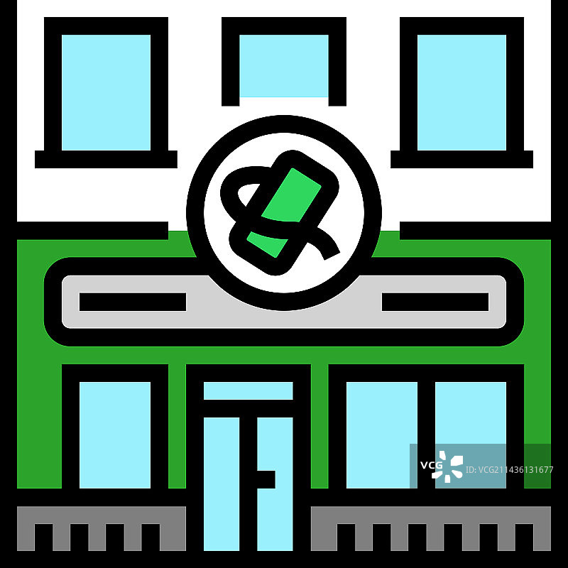 男装店彩色图标图片素材