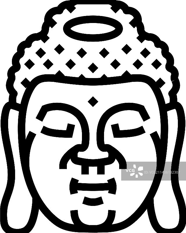 放松瑜伽线条图标图片素材