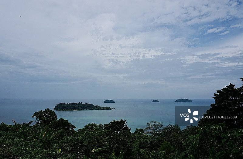 平静的海面图片素材