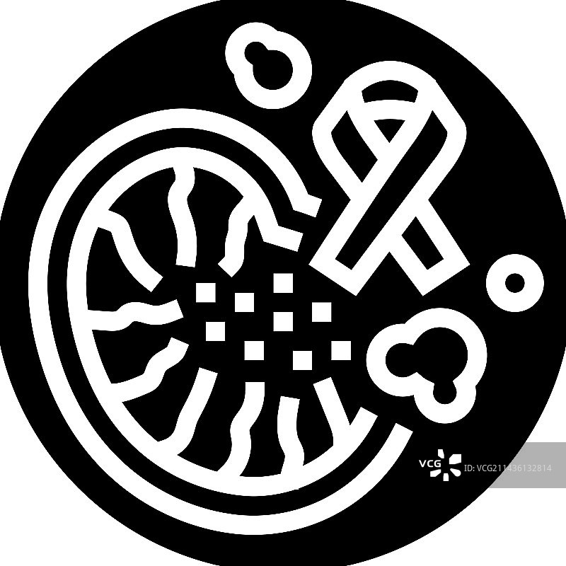 非霍奇金淋巴瘤癌症标志符号图标图片素材