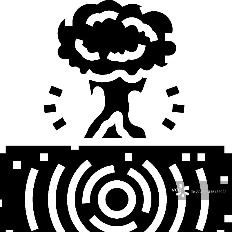 爆炸地震灾害符号图标图片素材