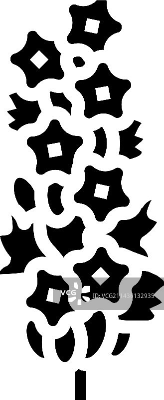 薰衣草花朵春天标志图标图片素材