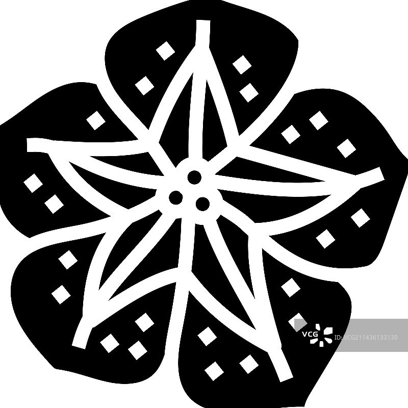 矮牵牛花春天标志图标图片素材