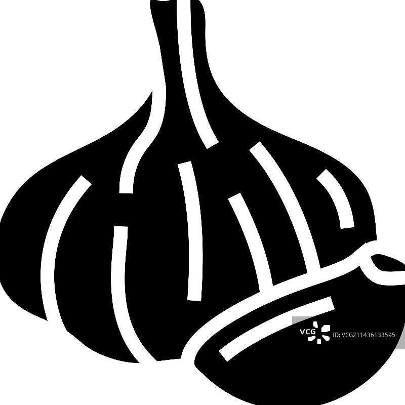 大蒜食材香草标志图标图片素材