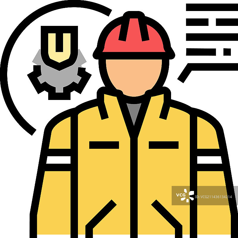 科学家工人颜色稳压器图标图片素材