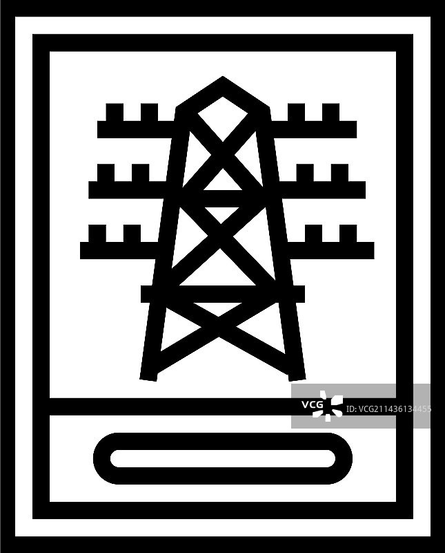 高压电线图标图片素材