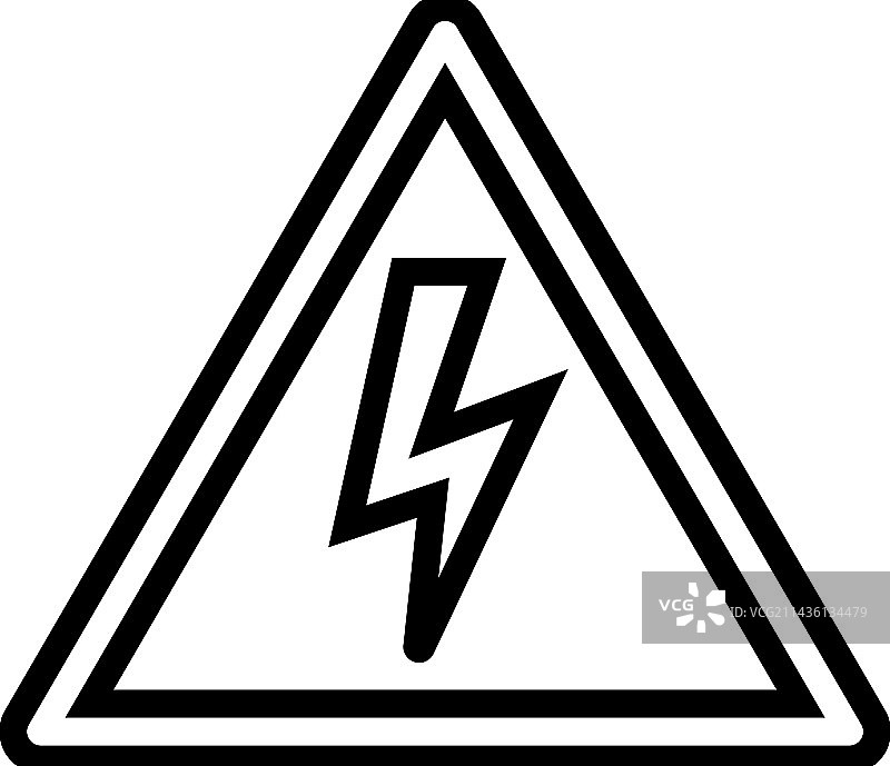 注意电源线图标图片素材