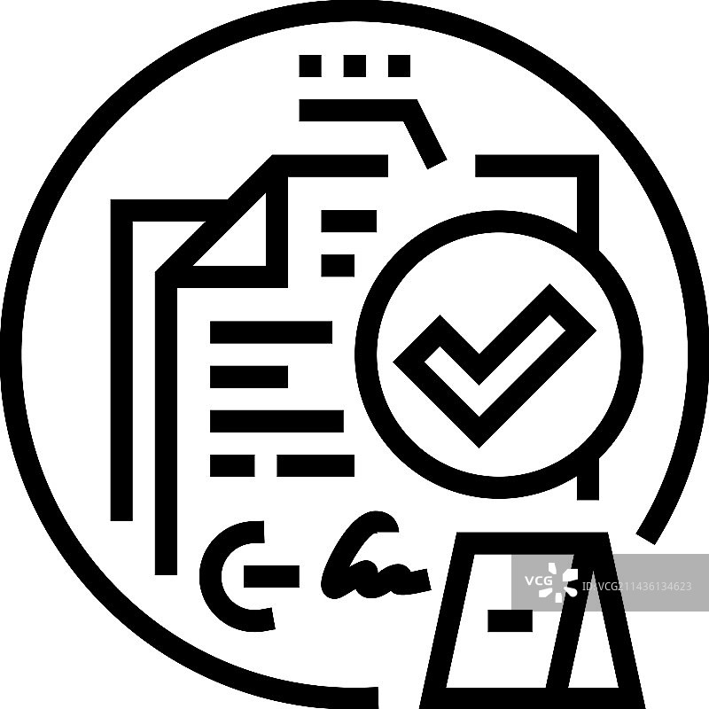 确凿证据犯罪线图标图片素材