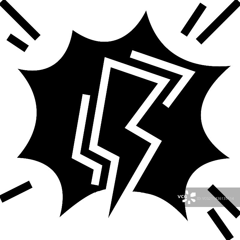 闪电电力符号图标图片素材