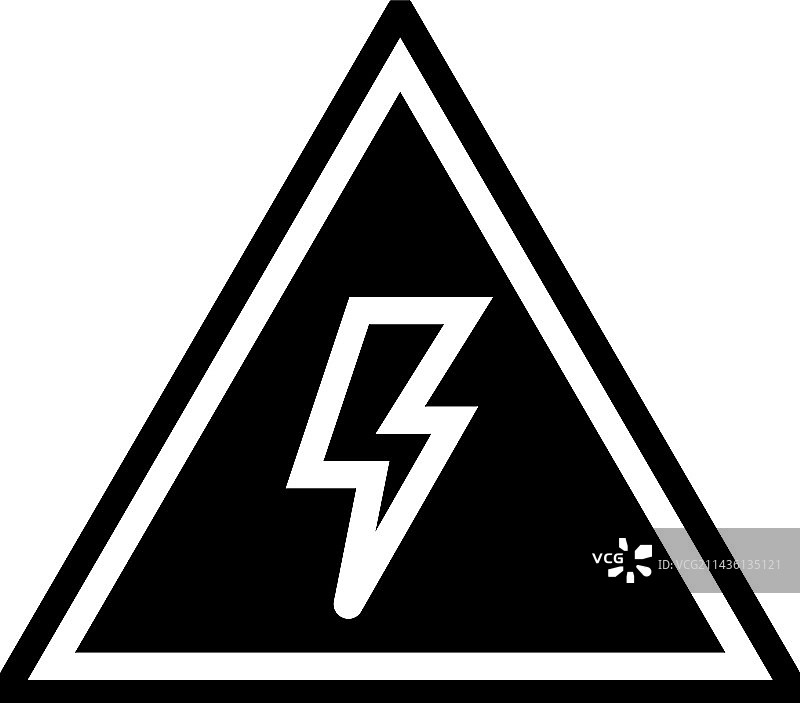 注意用电提示标志图片素材