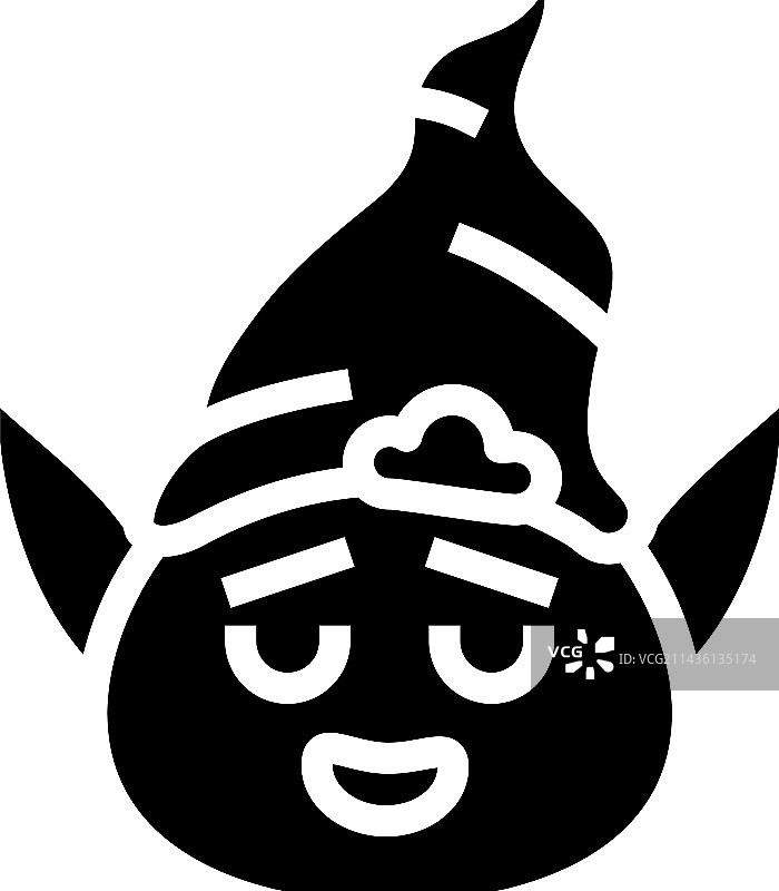 小精灵字形图标头像图片素材