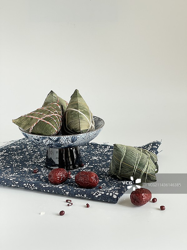 静物拍摄粽子图片素材