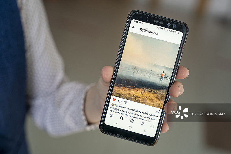 俄罗斯萨哈共和国学校夏季森林火灾主题摄影比赛获奖者照片图片素材