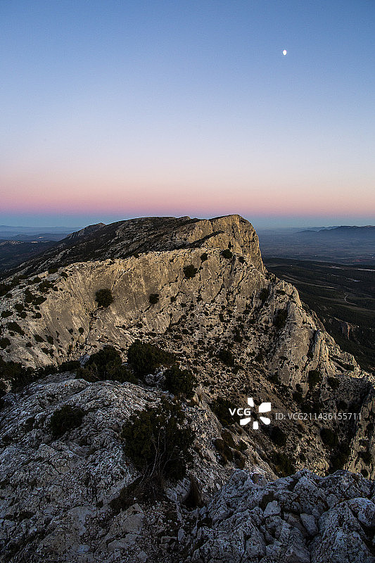 圣维克多山的山脊，普罗旺斯，法国图片素材