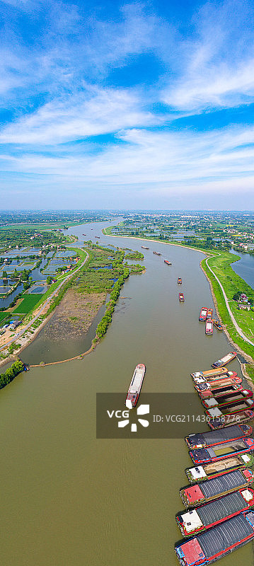 生态环境美 芜申运河忙图片素材