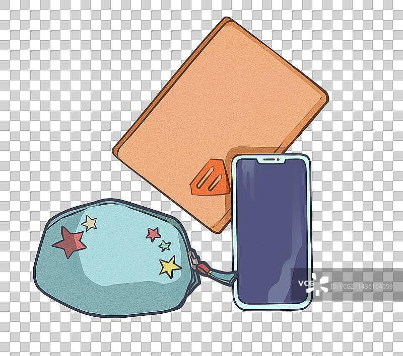 化妆包手机笔记本图片素材