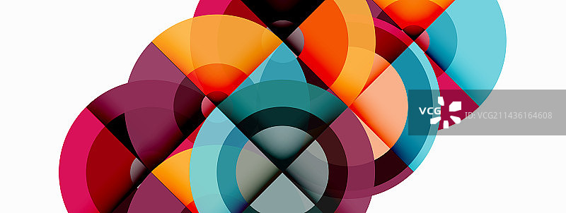 带阴影的圆圈时髦的最小几何图片素材