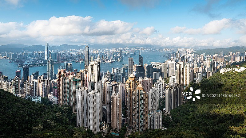 香港太平山风景图片素材