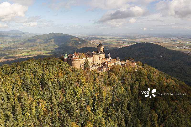 法国阿尔萨斯上国王城堡图片素材