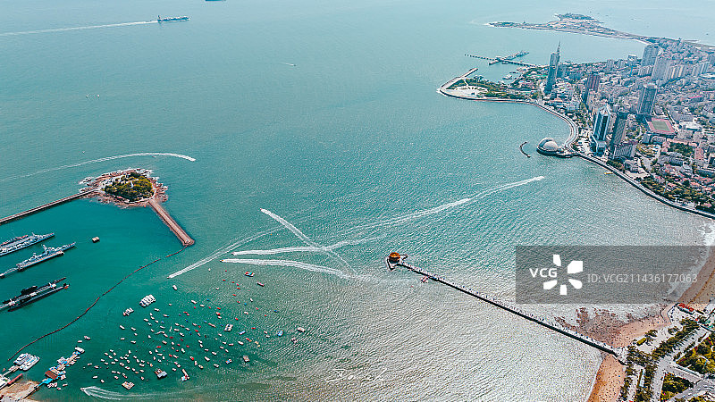 青岛栈桥图片素材