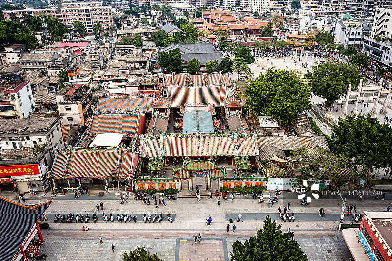 中国广东省揭阳市榕城区揭阳古城城隍庙图片素材