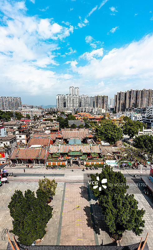 中国广东省揭阳市榕城区揭阳古城城隍庙图片素材