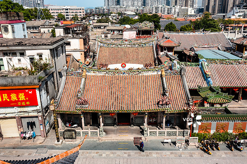 中国广东省揭阳市榕城区揭阳古城城隍庙图片素材