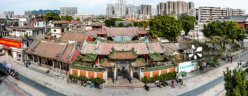 中国广东省揭阳市榕城区揭阳古城城隍庙图片素材