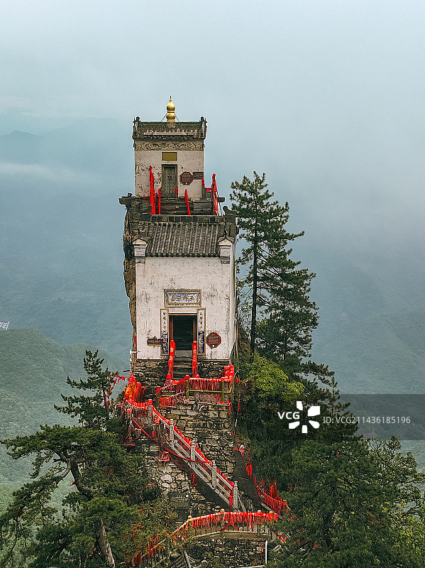 塔云山观音庙图片素材