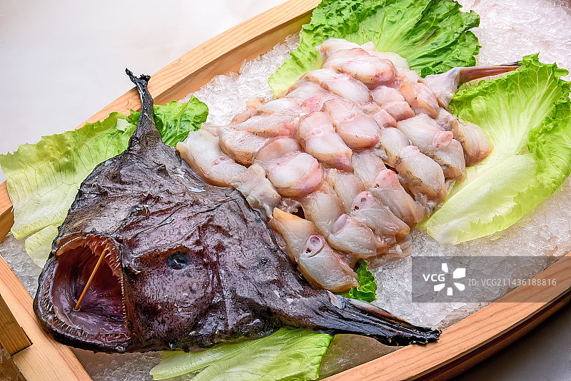 美食海鲜安康鱼图片素材