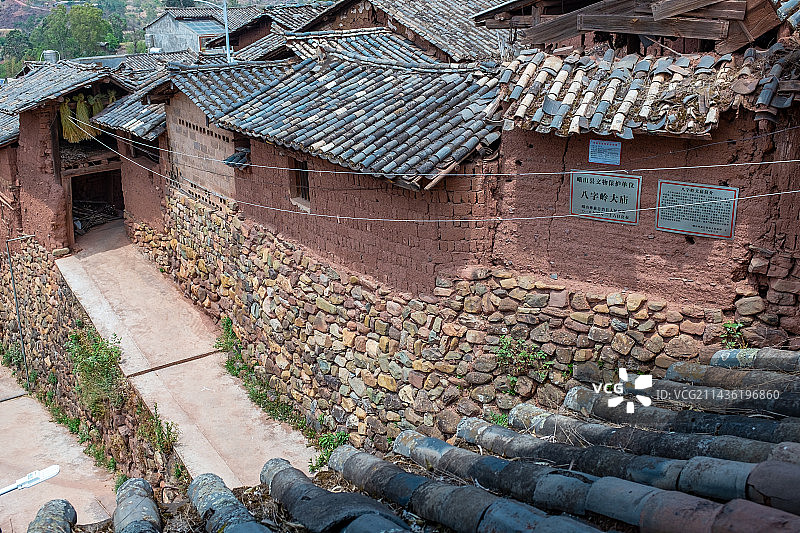 云南省玉溪市峨山县八字岭大庙图片素材