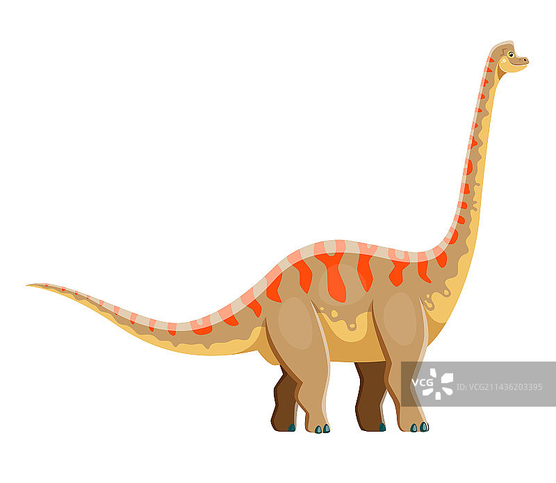 腕龙卡通恐龙角色图片素材