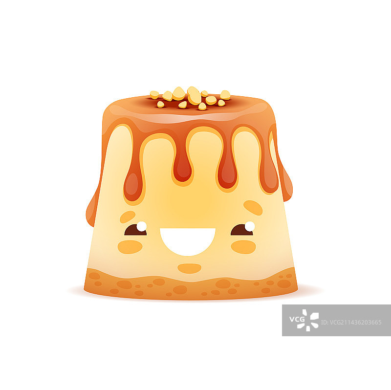 卡通蛋糕甜点表情符号图片素材