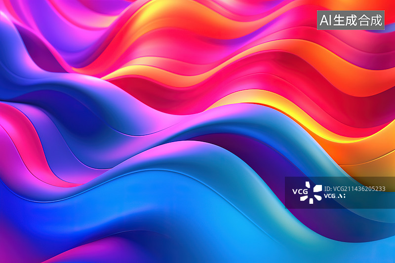 【AI数字艺术】3D抽象艺术背景图片素材