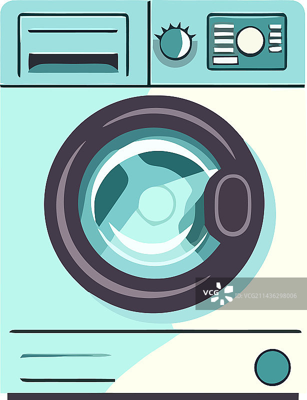 现代洗衣机洗涤符号图片素材