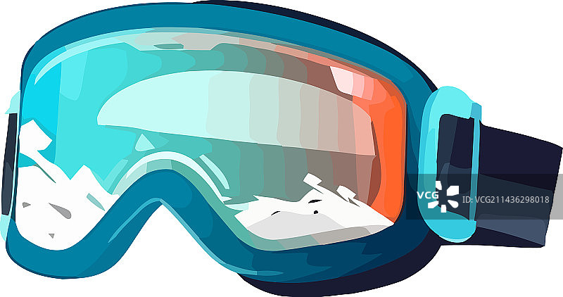 水下探险防护眼镜图片素材