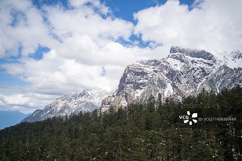 海螺沟冰川图片素材