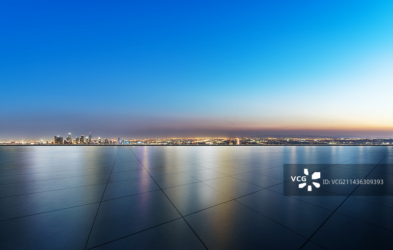 美国洛杉矶城市风光平台图片素材