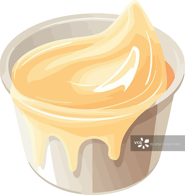 碗里的美味酸奶油图片素材