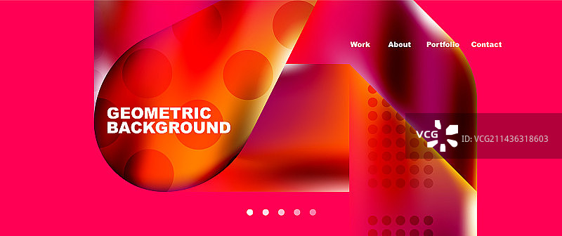 Glassmorphism登陆页背景模板图片素材