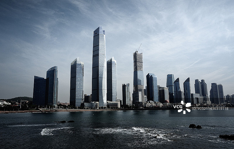 青岛第三海水浴场图片素材