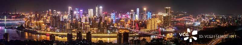 重庆渝中夜景图片素材