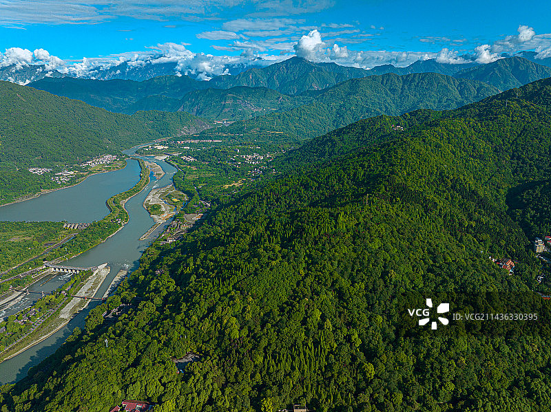 都江堰青城山图片素材