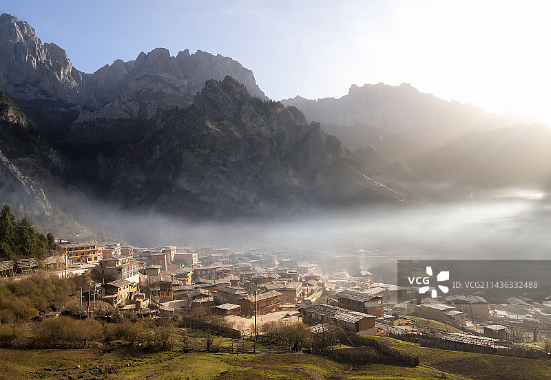 扎尕那自然风光图片素材