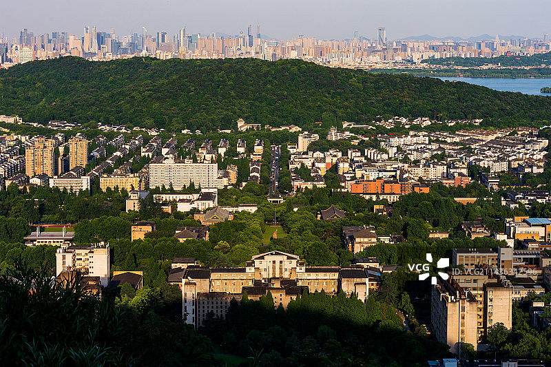 杭州 老和山 玉泉 西湖图片素材
