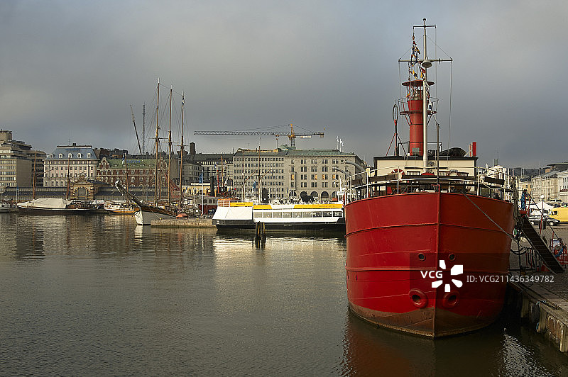 赫尔辛基，波罗的海，渔人码头图片素材